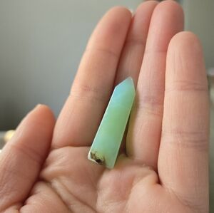 Tiny Blue Andean Opal Tower